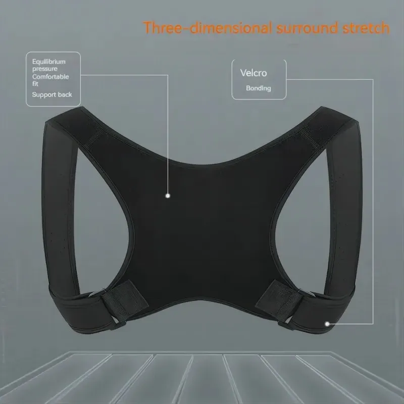 Ceinture de soutien posturale pour un meilleur alignement – Support dorsal léger pour la position assise et debout, aide au maintien d'une posture verticale 5