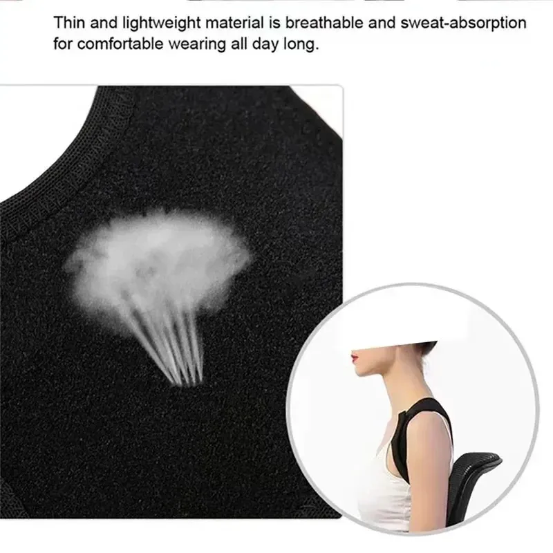 Ceinture de soutien de posture vue de profil