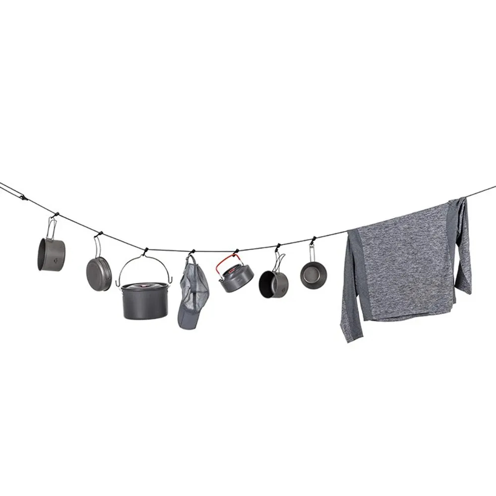 Détail de la corde à linge