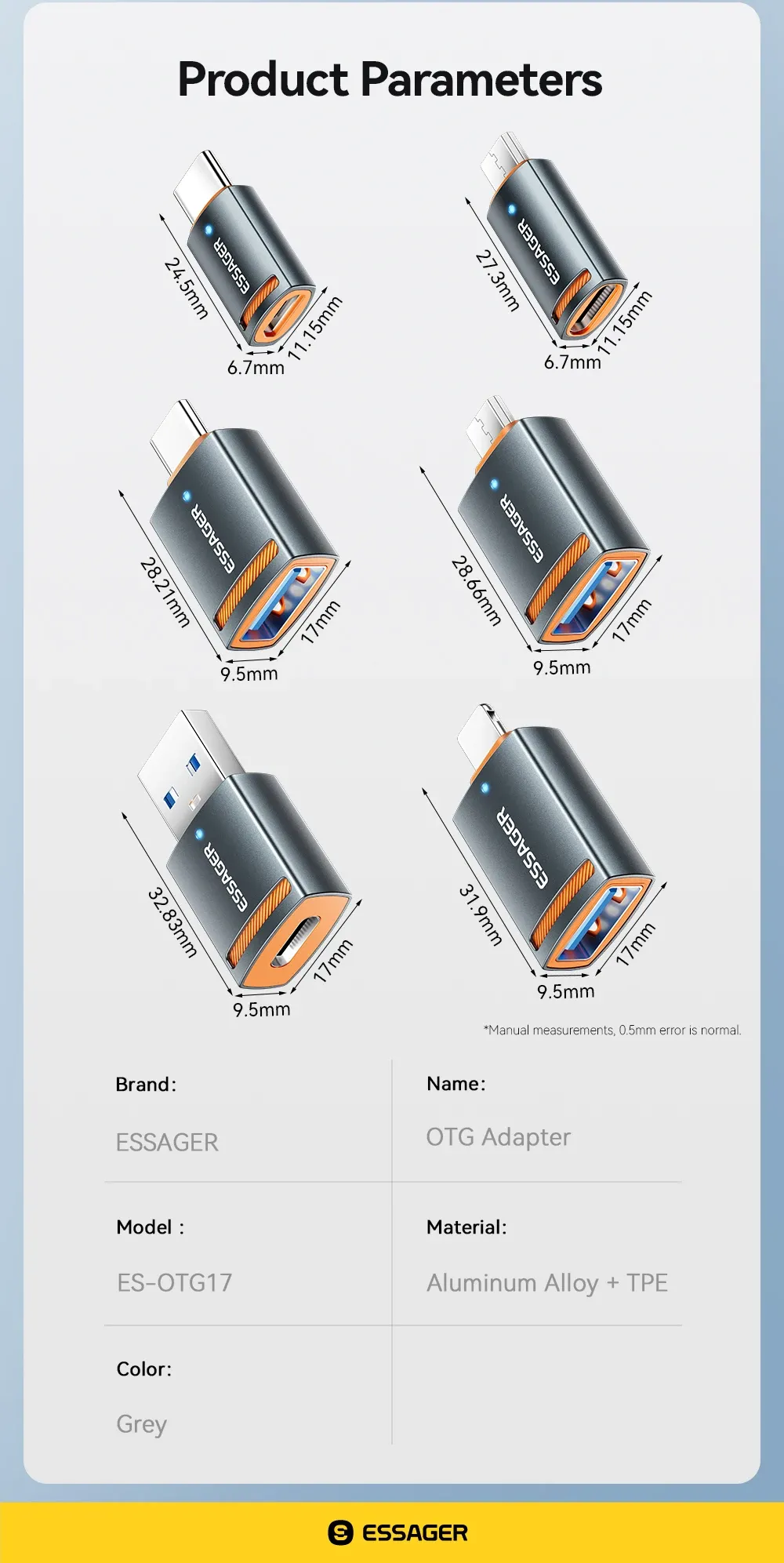 Adaptateur OTG, présentation finale