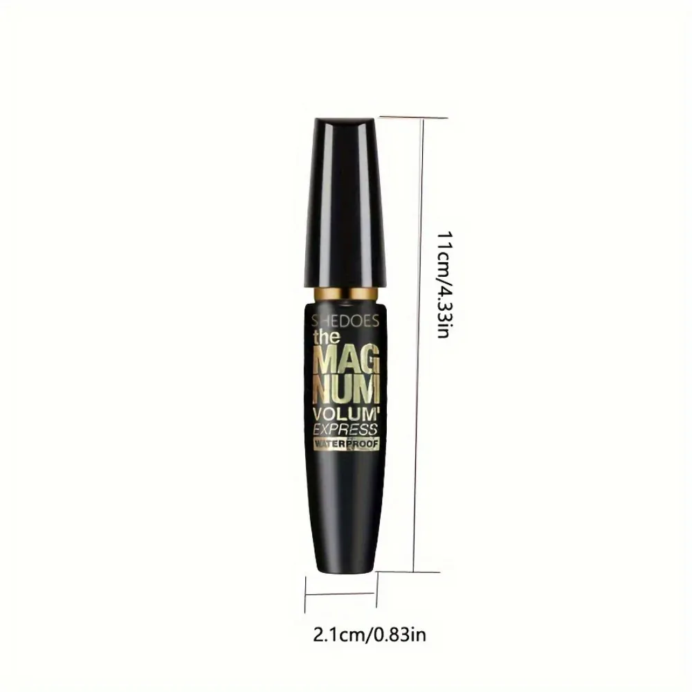 Mascara noir 5D imperméable, extension de cils en fibre de soie épaisse, maquillage féminin, outils cosmétiques pour les yeux 6