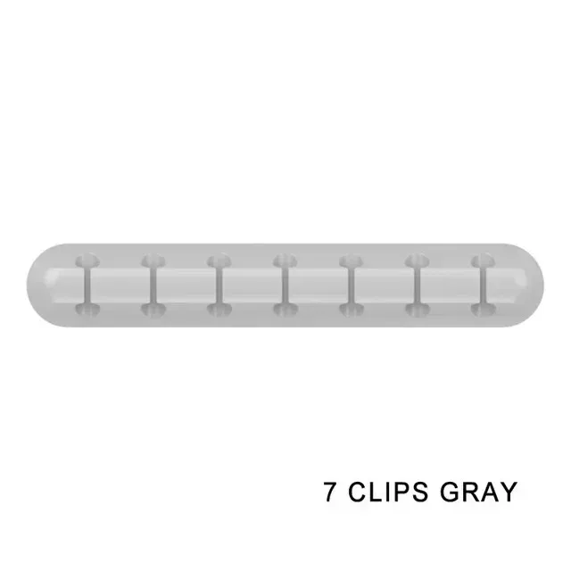 Le title is already in French, so it needs to be cleaned up into a concise, professional product name without the keyword stuffing.

Clips adhésifs pour câbles, organisateur de gestion de câbles pour bureau, chargeur USB, table de nuit et souris 16