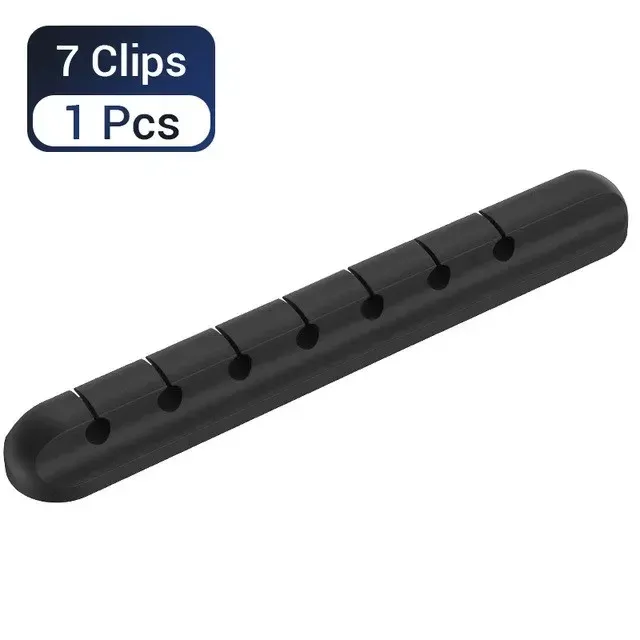 Le title is already in French, so it needs to be cleaned up into a concise, professional product name without the keyword stuffing.

Clips adhésifs pour câbles, organisateur de gestion de câbles pour bureau, chargeur USB, table de nuit et souris 18