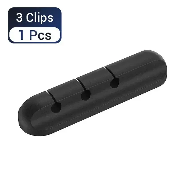 Le title is already in French, so it needs to be cleaned up into a concise, professional product name without the keyword stuffing.

Clips adhésifs pour câbles, organisateur de gestion de câbles pour bureau, chargeur USB, table de nuit et souris 19