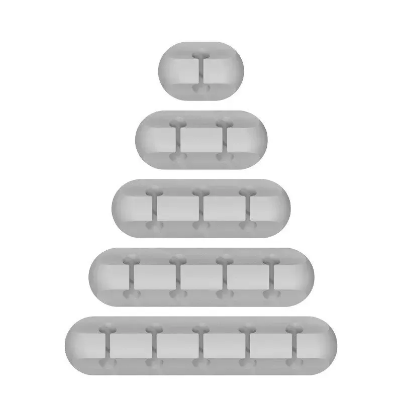 Le title is already in French, so it needs to be cleaned up into a concise, professional product name without the keyword stuffing.

Clips adhésifs pour câbles, organisateur de gestion de câbles pour bureau, chargeur USB, table de nuit et souris 21