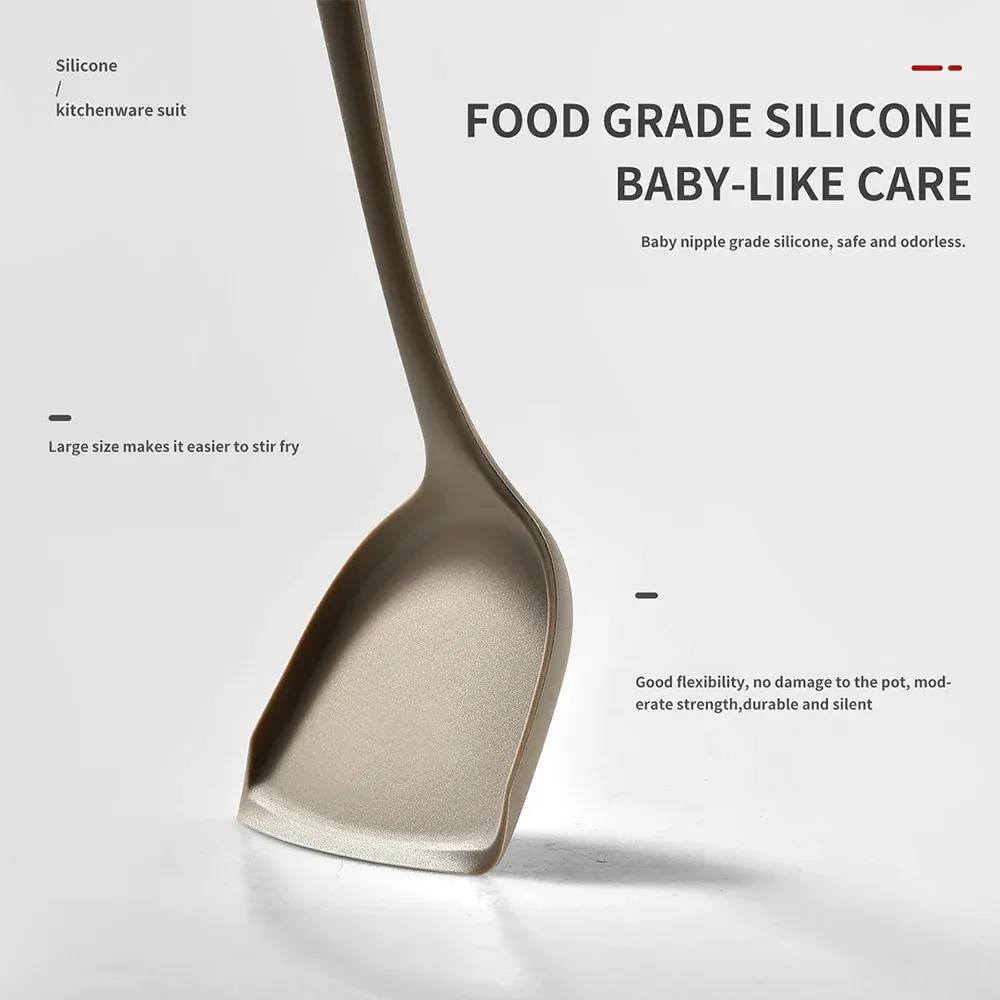 Ustensiles de cuisine en silicone de qualité alimentaire Ingent, ensemble de 15 pièces 6