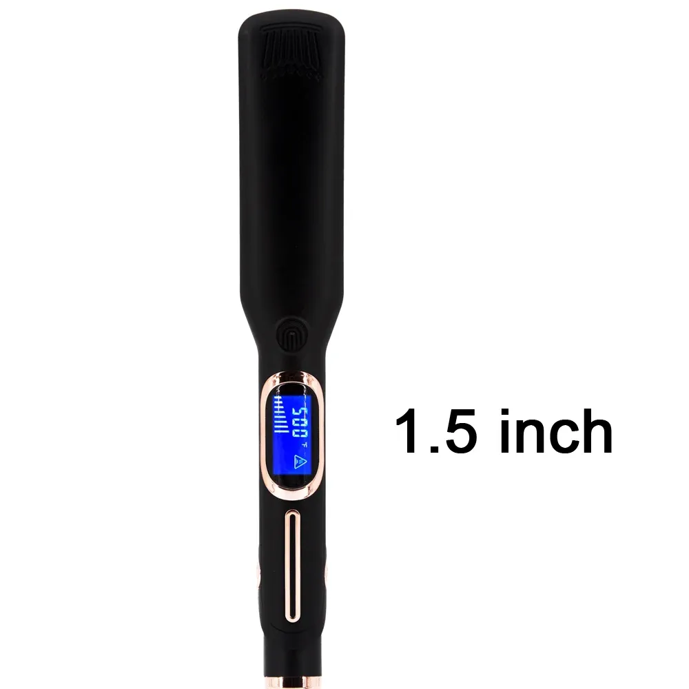 Fer à lisser professionnel haute température à chauffe rapide, 450 °F / 480 °F – Plaque plate pour cheveux avec traitement à la kératine, double tension 7