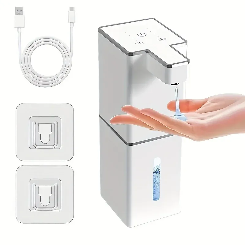Distributeur de savon automatique sans contact à induction intelligente, mural, pour cuisine et salle de bain 7