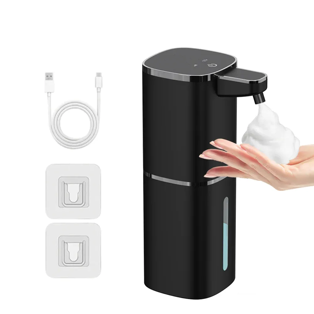 Distributeur de savon automatique sans contact à induction intelligente, mural, pour cuisine et salle de bain 11