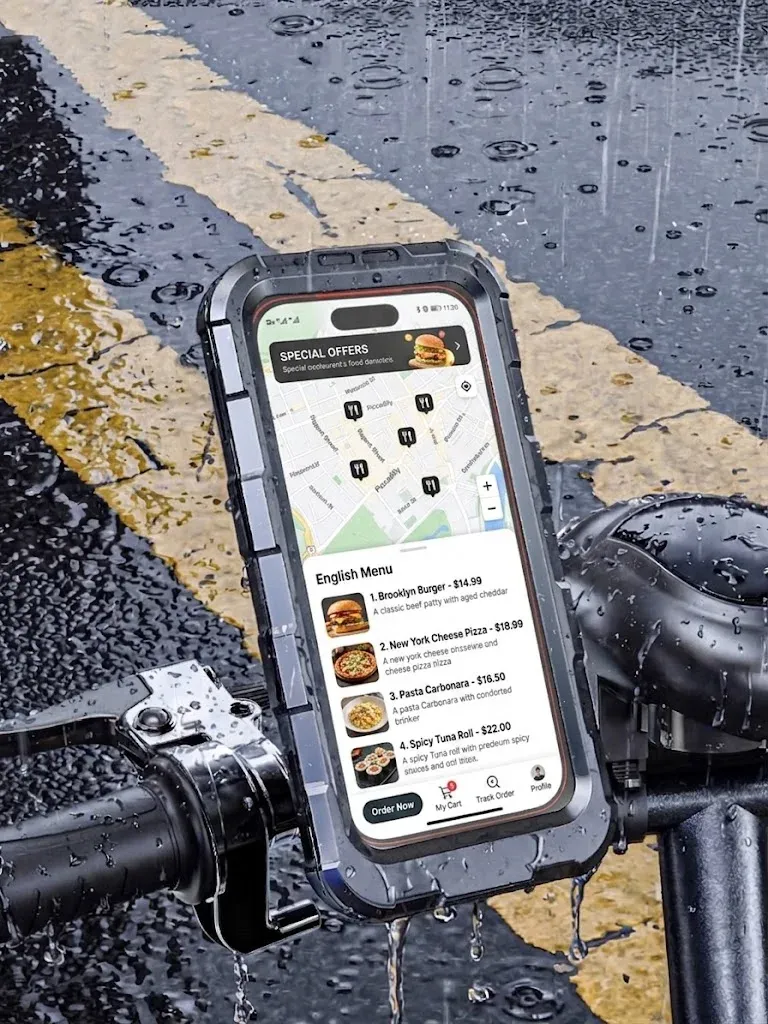 Support de téléphone étanche pour vélo et moto à 360°