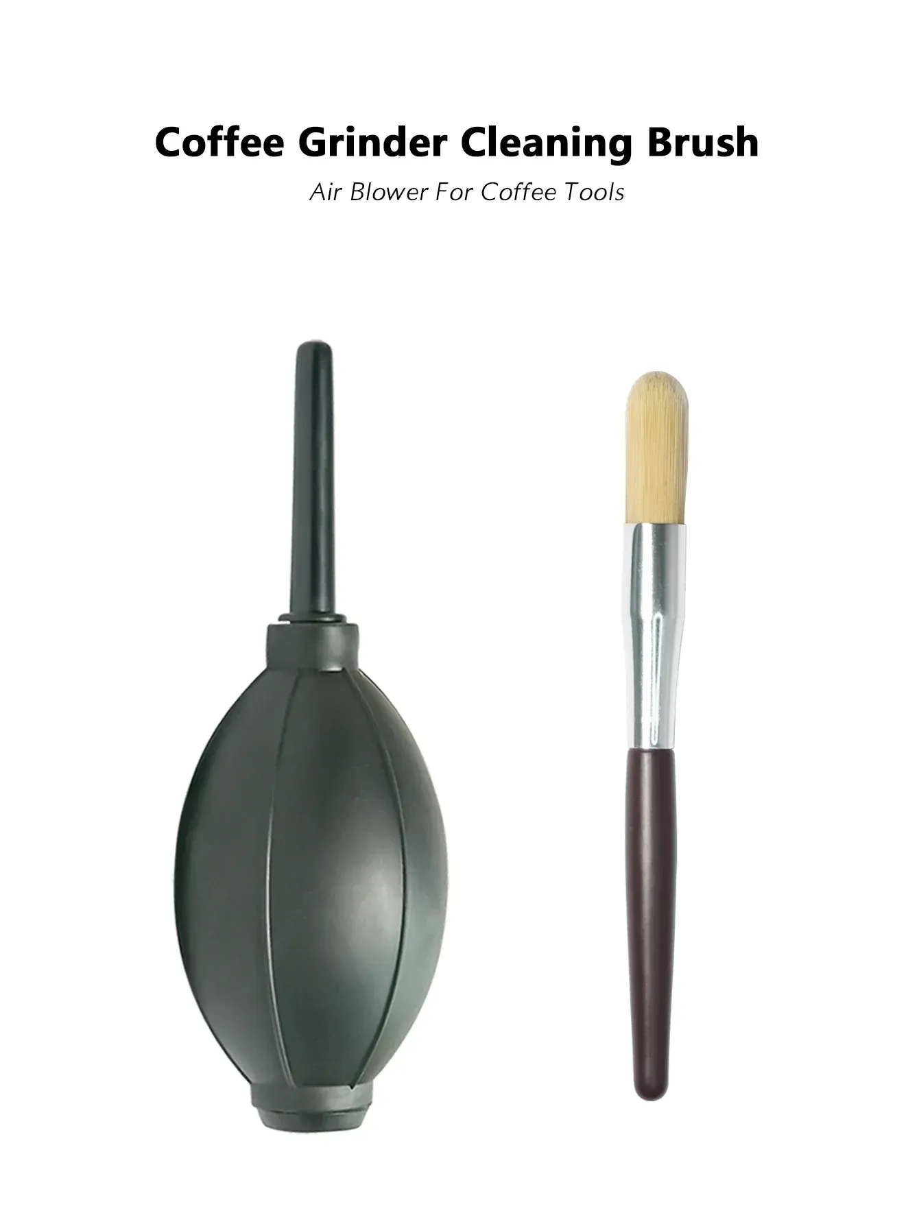 Brosse de nettoyage et souffleur d'air pour moulin à café
