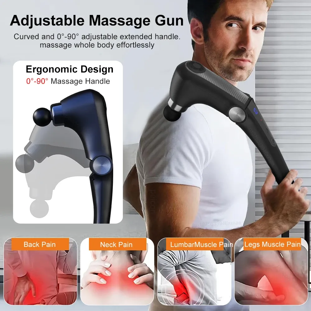 Pistolet de massage fascia avec accessoires de massage
