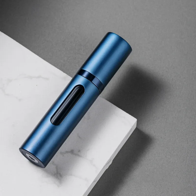 Flacon de parfum rechargeable en verre 8 ml avec pulvérisateur, contenant cosmétique de voyage vide 10