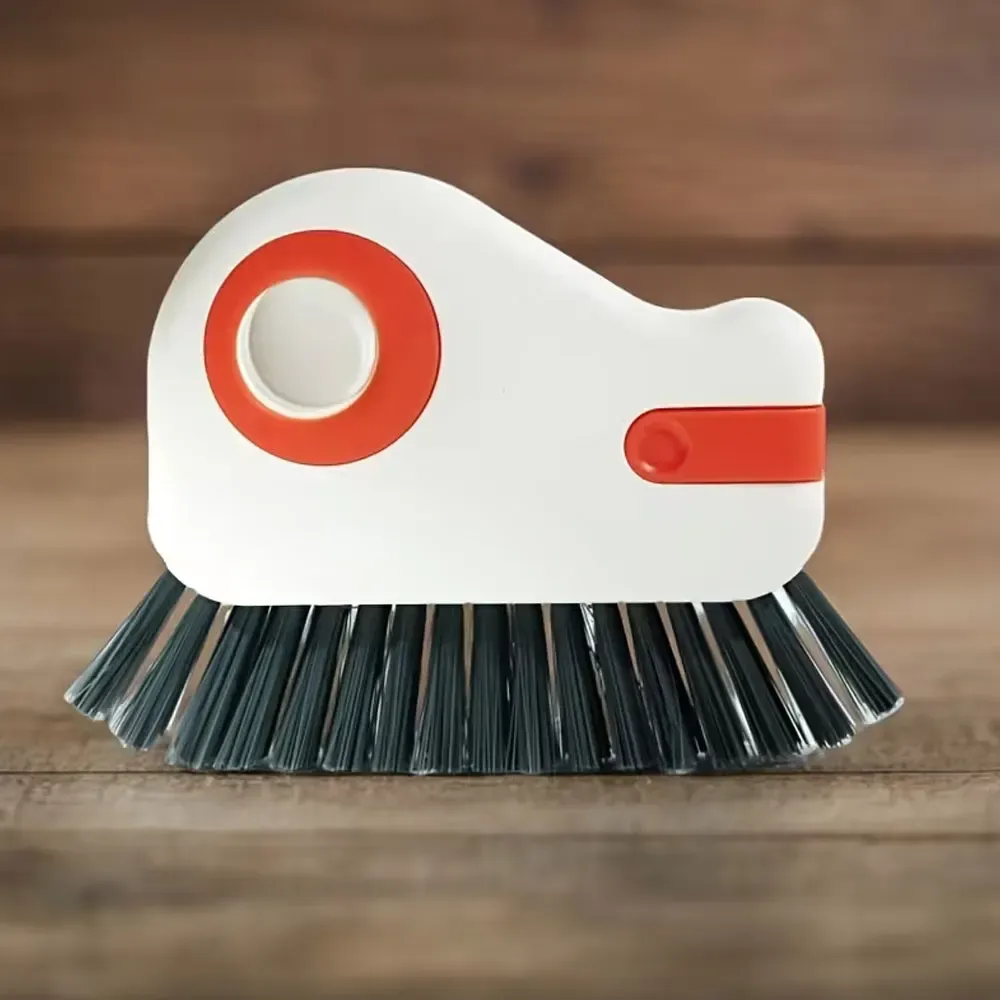 Brosse de nettoyage détachable pour rails et rebords de fenêtre, en plastique durable 5