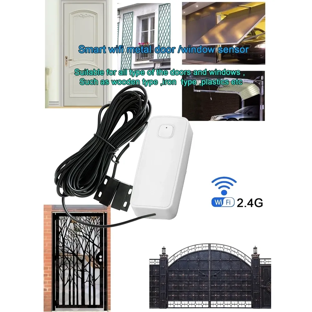 Détecteur magnétique de porte intelligent Wi-Fi
