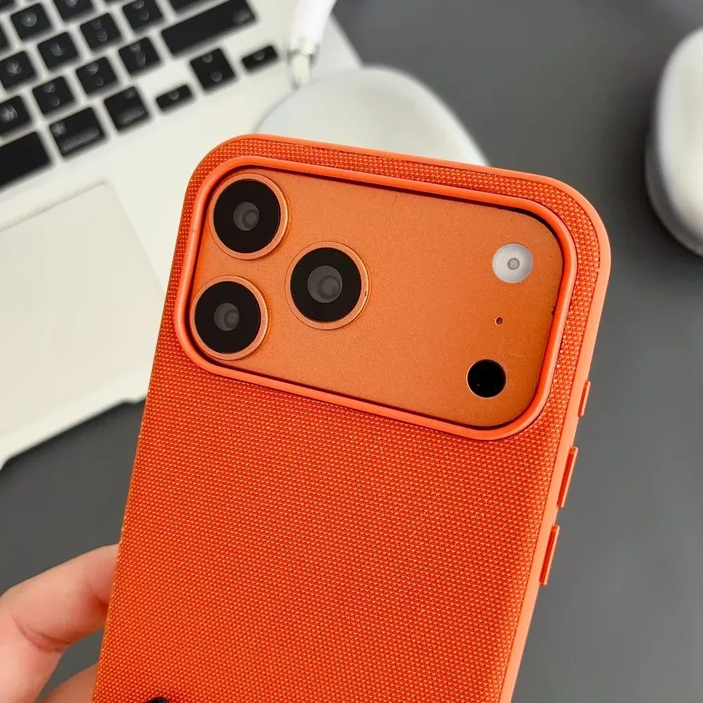 Coque magnétique TechWoven pour iPhone 17 Air, 16, 15, 14, 13 Pro Max, avec bouton appareil photo, compatible MagSafe, protection intégrale 6