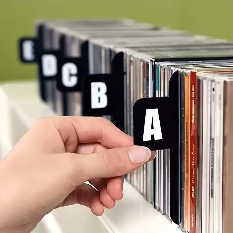 Séparateurs alphabétiques A-Z pour rangement domestique