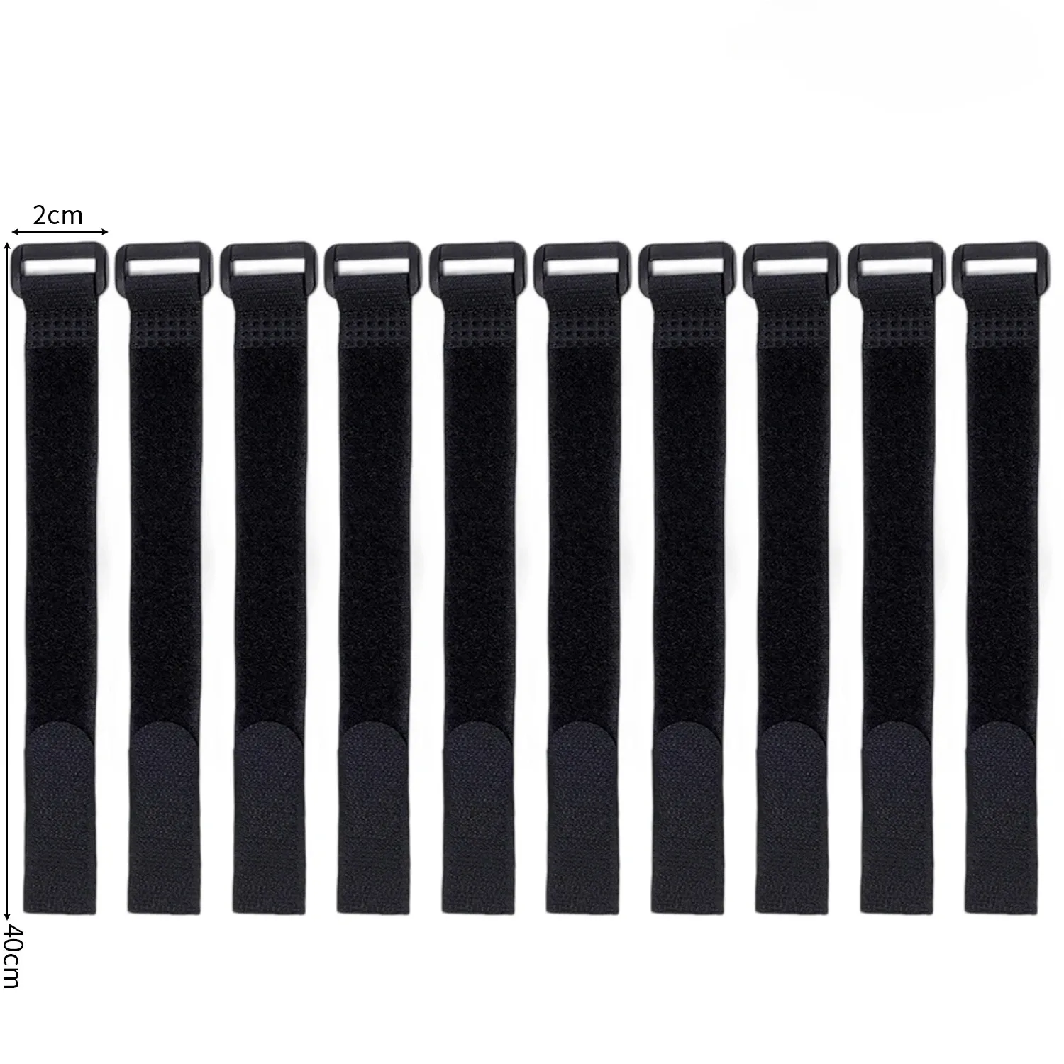 Attaches de câble réutilisables à crochet et boucle, serre-câbles en nylon réglables pour une gestion sécurisée des câbles, colliers de serrage DIY pour organisateur 9
