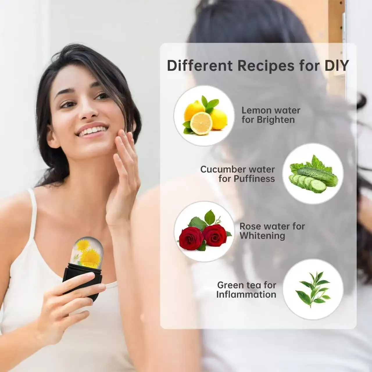Ensemble de rouleaux faciaux et outils Gua Sha