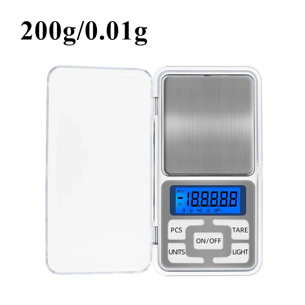 Balance numérique multifonction de précision pour bijoux, pesée alimentaire et courrier, écran LCD 12