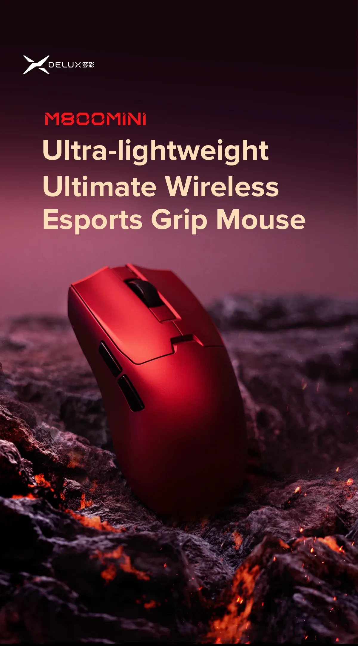 Design de la souris Delux M800mini