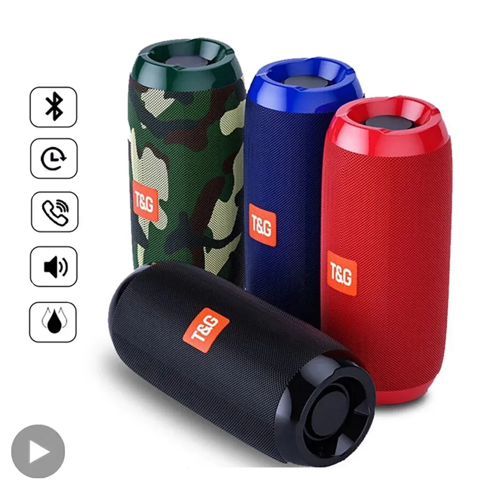 Enceinte Bluetooth portable sans fil, haut-parleur musical avec radio FM, basses puissantes, son Hi-Fi et fonction mains libres