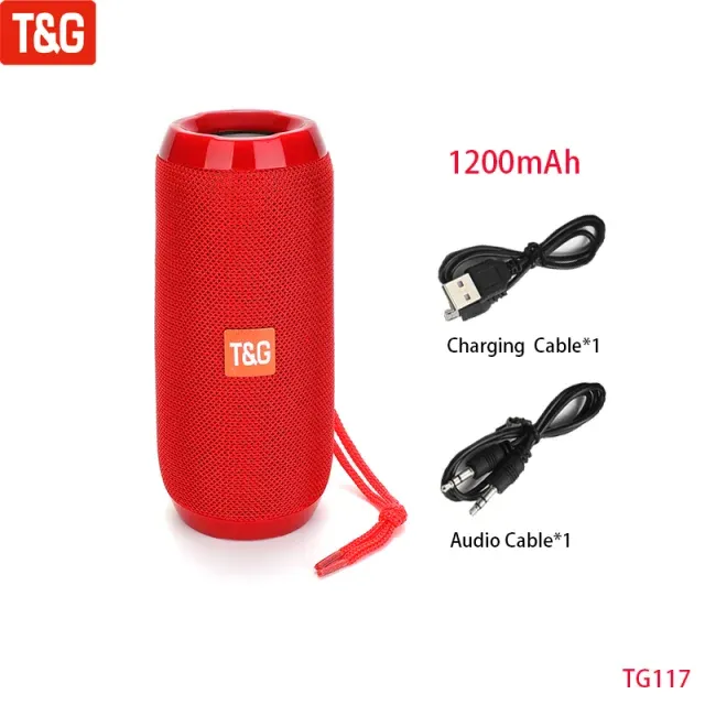 Enceinte Bluetooth portable sans fil, haut-parleur musical avec radio FM, basses puissantes, son Hi-Fi et fonction mains libres 10