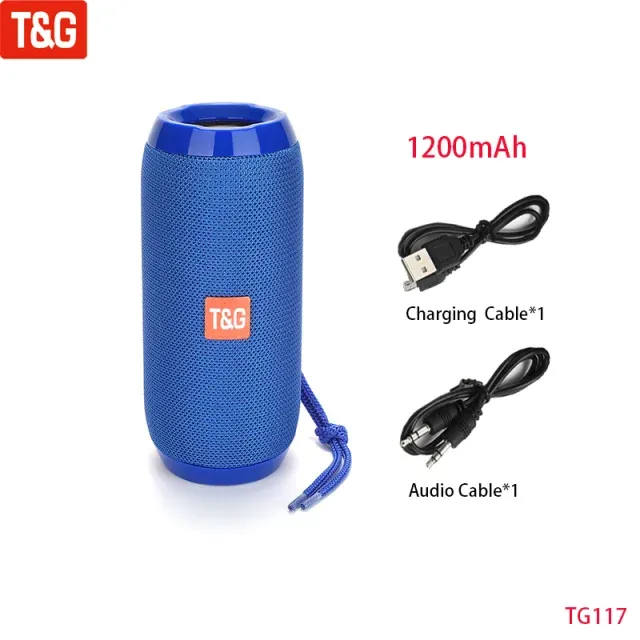 Enceinte Bluetooth portable sans fil, haut-parleur musical avec radio FM, basses puissantes, son Hi-Fi et fonction mains libres 17