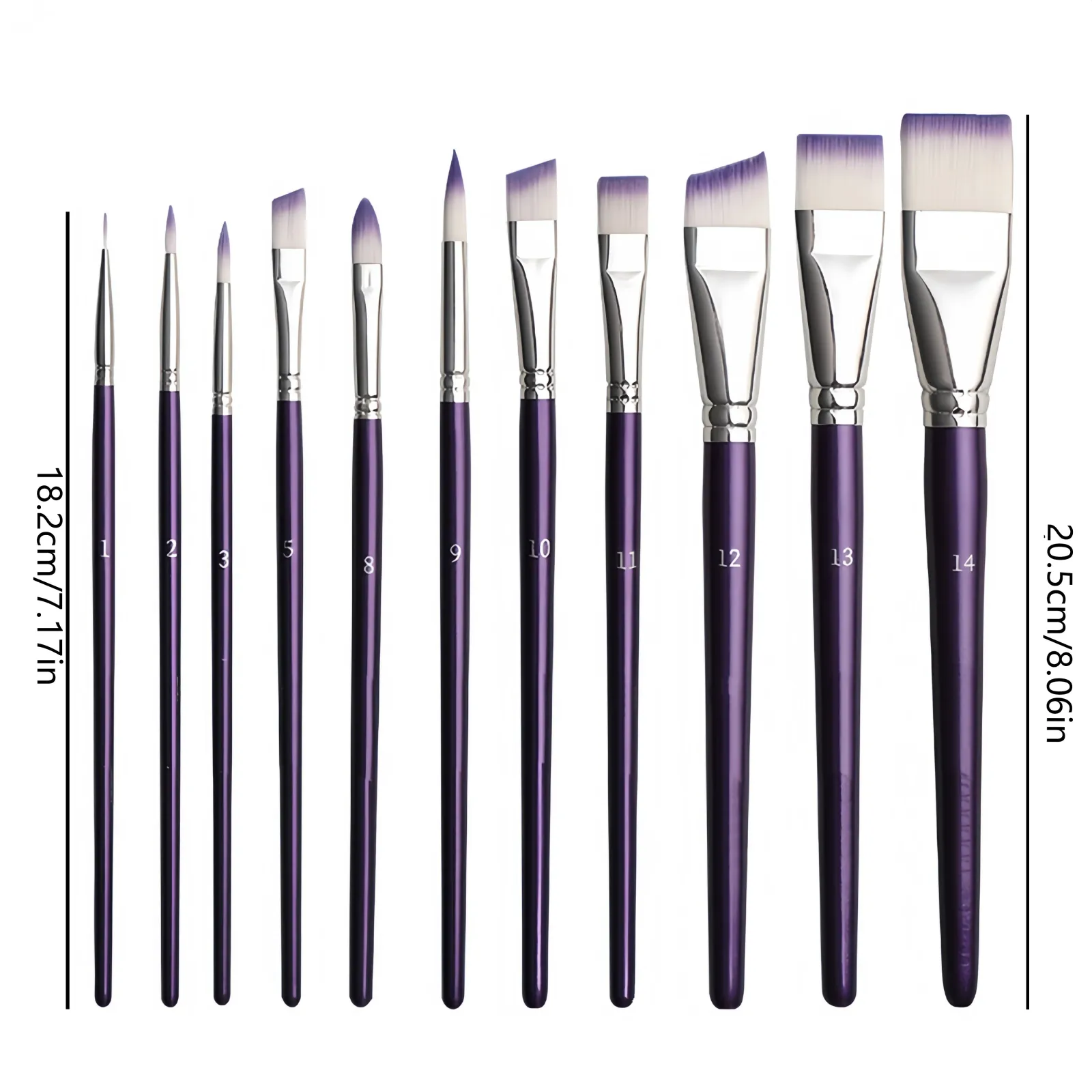 Pinceaux pour le maquillage et la création artistique