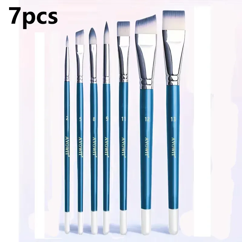 Ensemble de pinceaux professionnels pour la peinture et le maquillage, 7 à 11 pièces 9