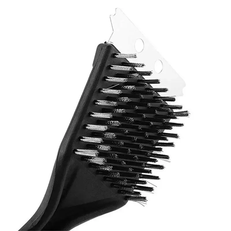Brosse de nettoyage pour barbecue à poils en acier inoxydable 5