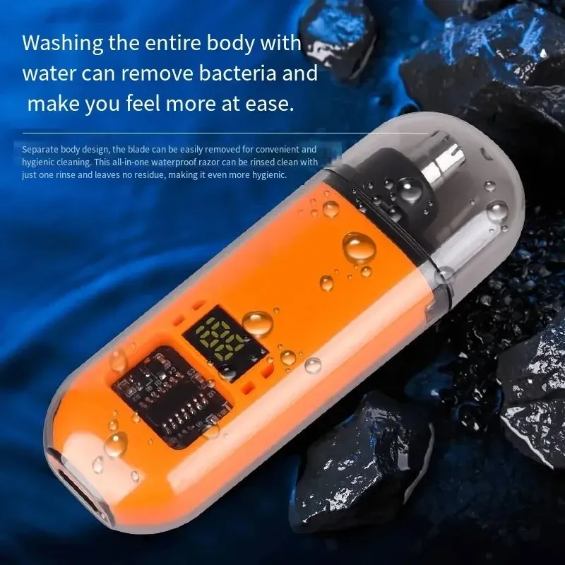 Tondeuse à poils de nez portable, mini-tondeuse pour nez et oreilles, tondeuse rechargeable pour homme 4