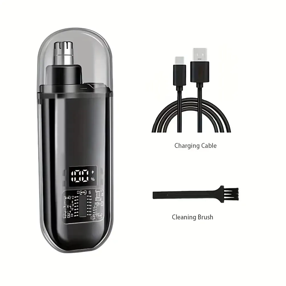 Tondeuse à poils de nez portable, mini-tondeuse pour nez et oreilles, tondeuse rechargeable pour homme 8