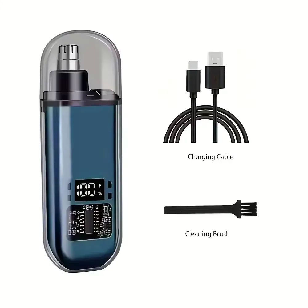 Tondeuse à poils de nez portable, mini-tondeuse pour nez et oreilles, tondeuse rechargeable pour homme 9