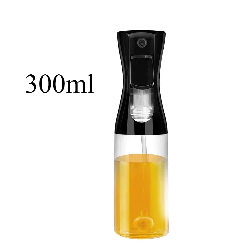 Bouteille vaporisateur d'huile transparente noire, 1 pièce, pour la cuisine, vaporisateur d'huile d'olive pour camping, barbecue, cuisson, vinaigre et sauce soja 10