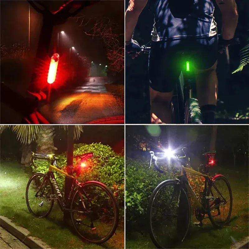 Éclairage vélo installé sur un cadre