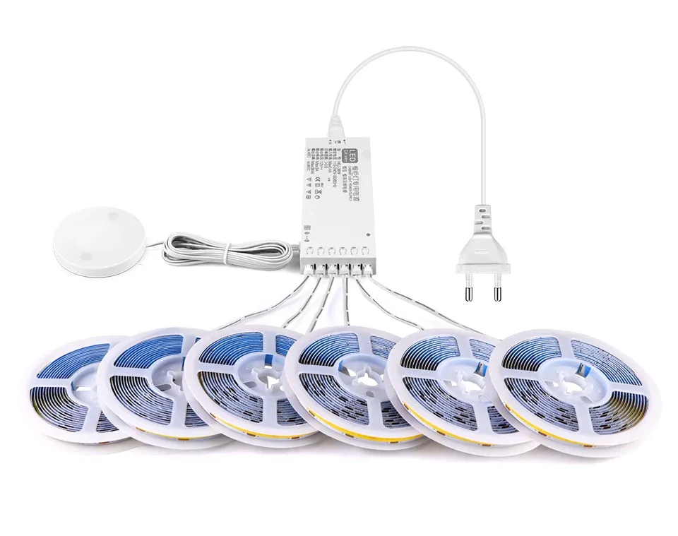 Détail de l'éclairage LED dans un intérieur