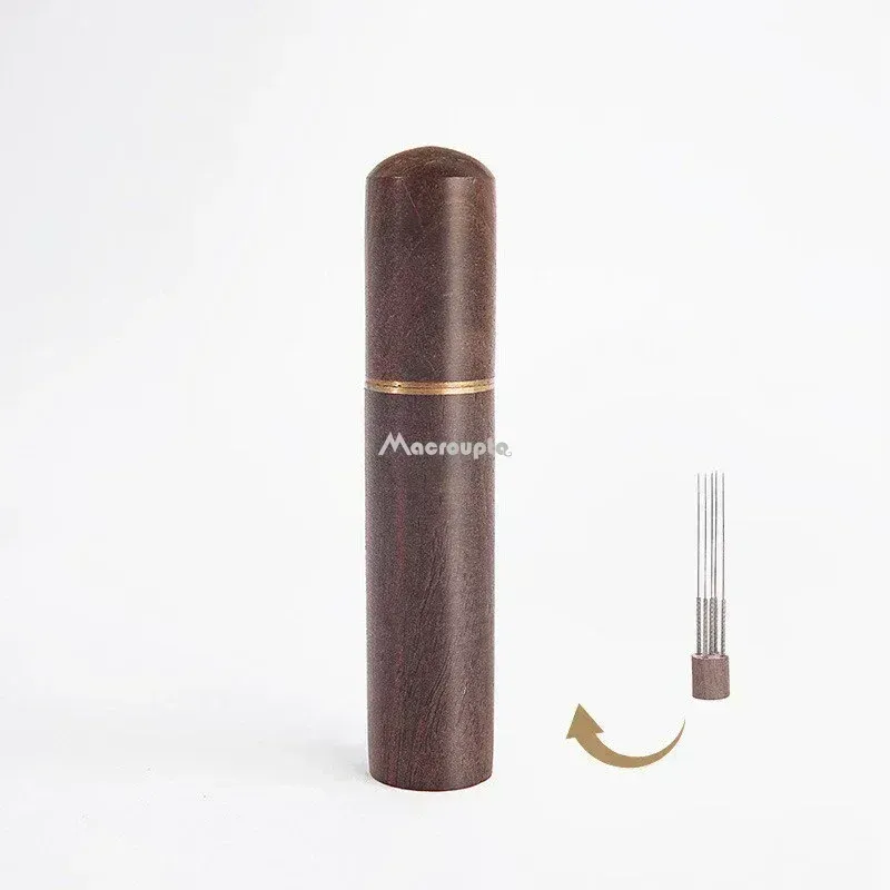 Agitateur de café expresso en bois, outil de distribution manuel pour barista 10