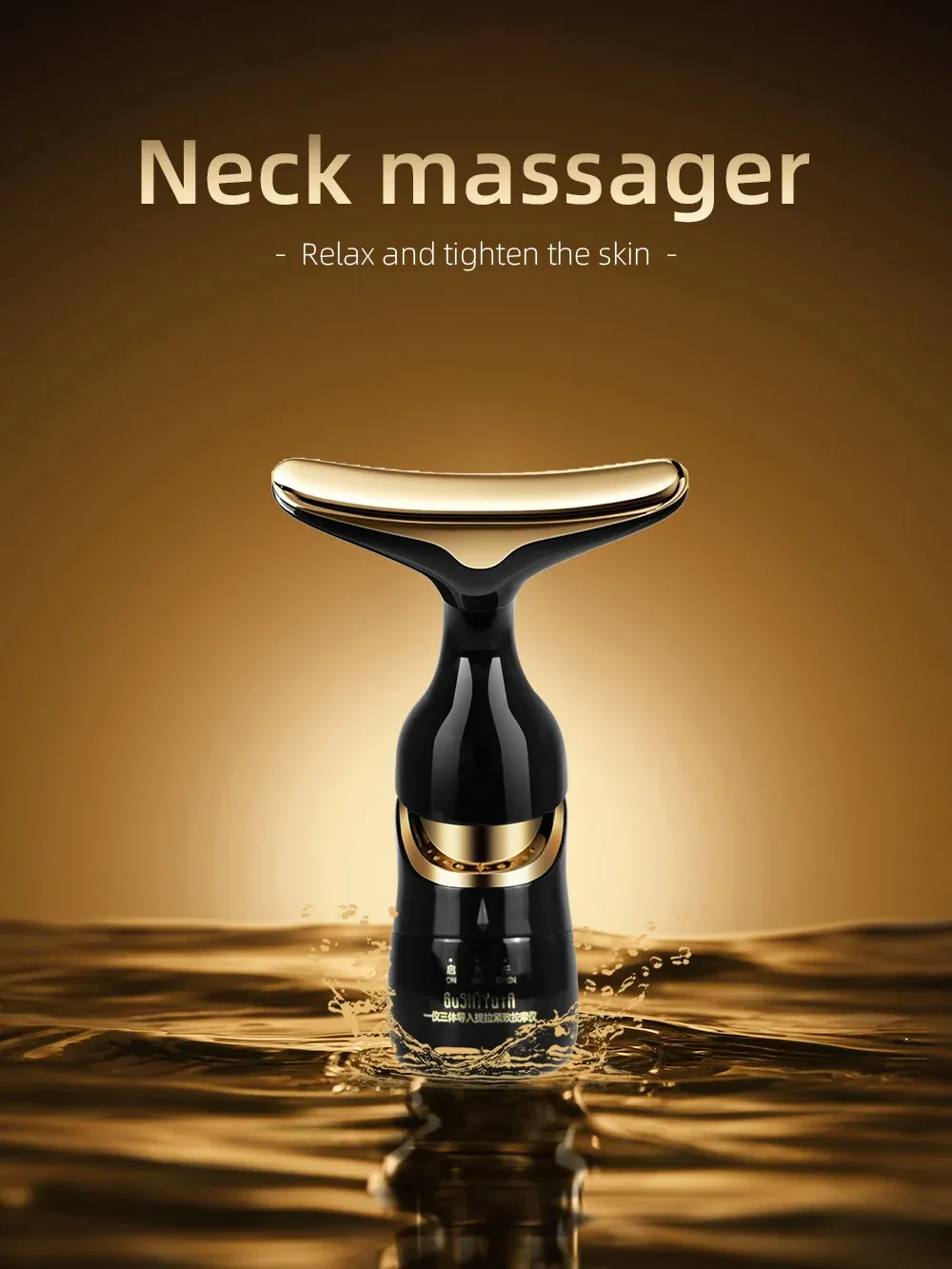 Masseur de visage 3 en 1 présenté dans un design élégant