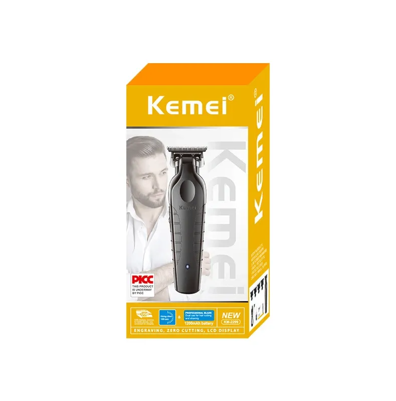 Tondeuse Kemei et son emballage