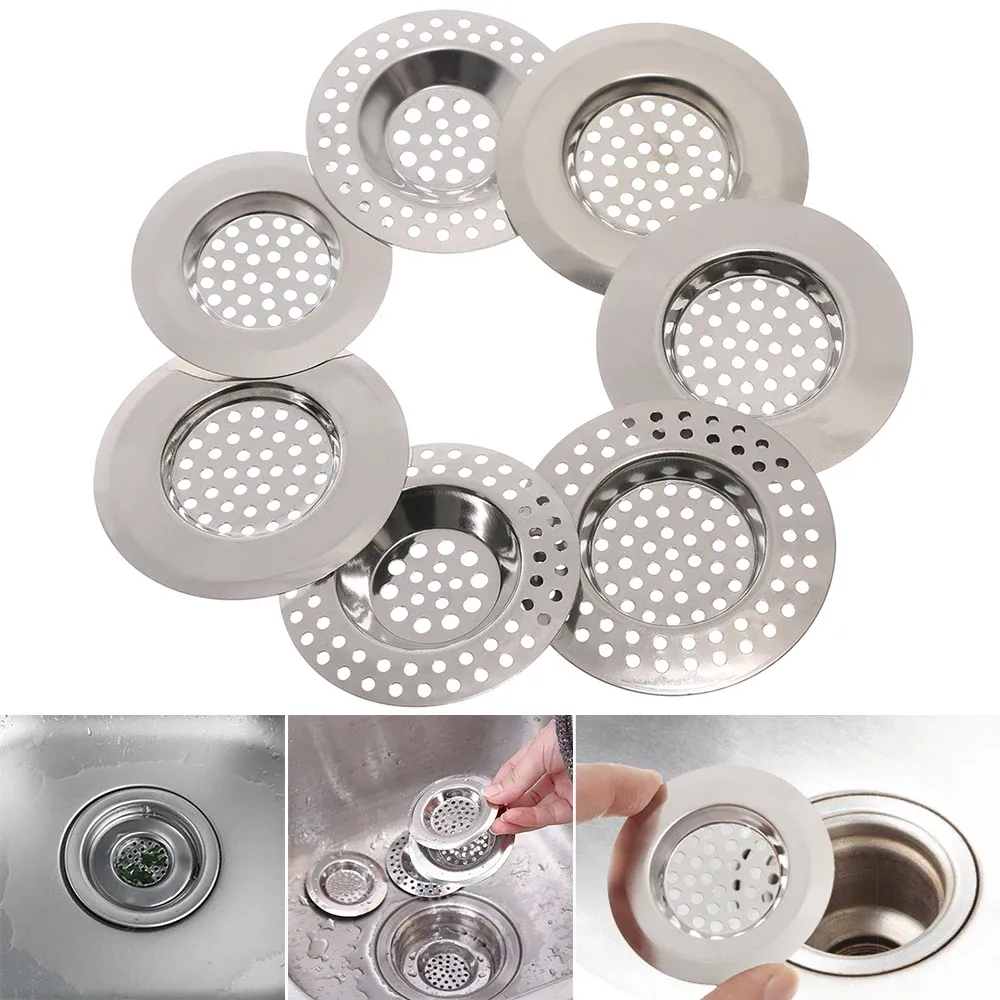 Filtre de vidange en acier inoxydable, mise en situation