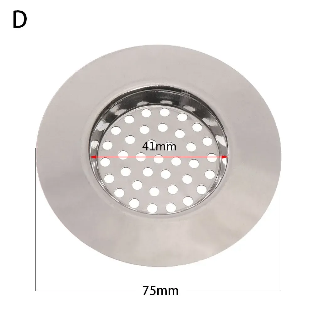 Filtre de vidange en acier inoxydable pour évier, piège à mailles pour cheveux et débris, 1 pièce 13