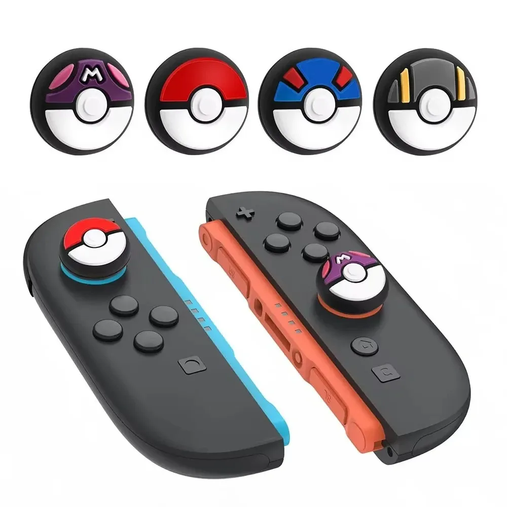 Capuchons de joystick Poké Ball vue rapprochée