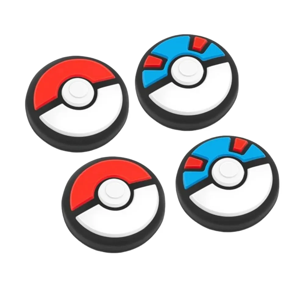 Lot de 4 capuchons de joystick en forme de Poké Ball pour manette Nintendo Switch 2 (2025) 9