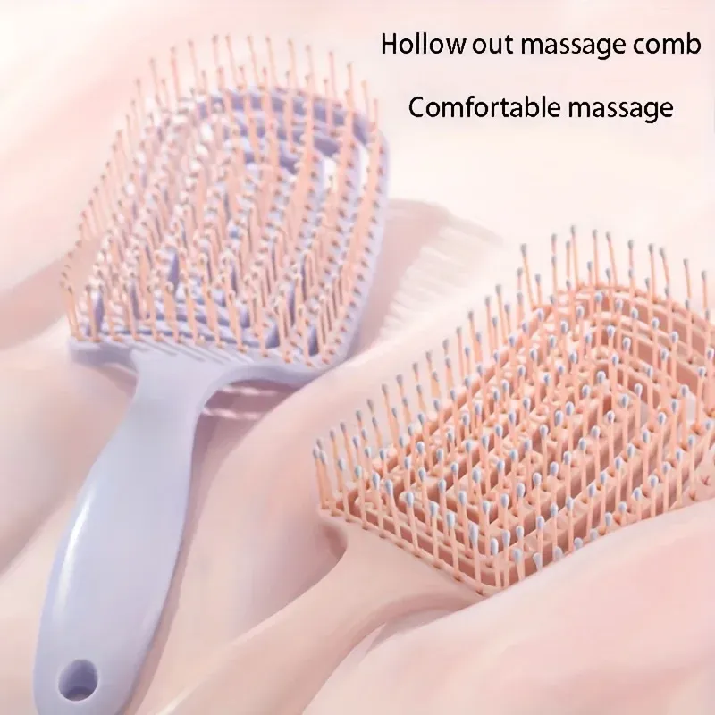 Massage du cuir chevelu avec le peigne WANMEI