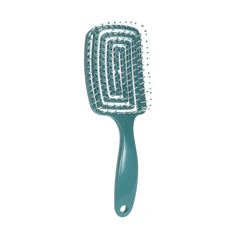 Peigne démêlant de massage pour cheveux WANMEI, à conception évidée, pour cheveux naturels et perruques 14