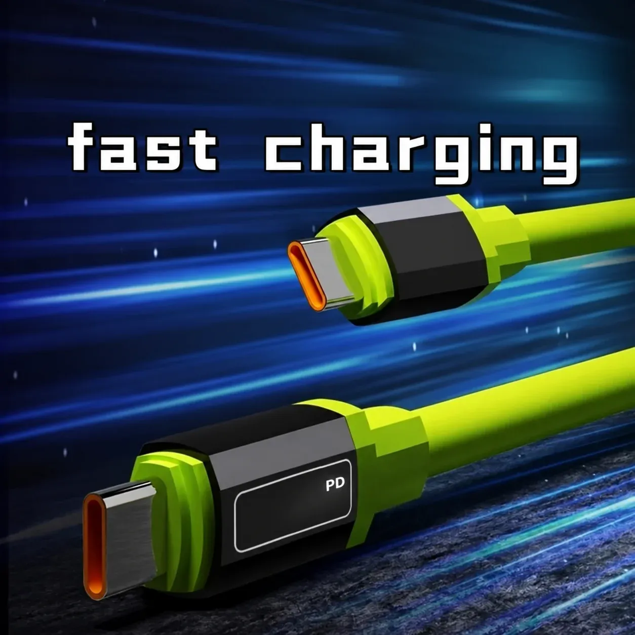 Câble USB-C en situation d'utilisation