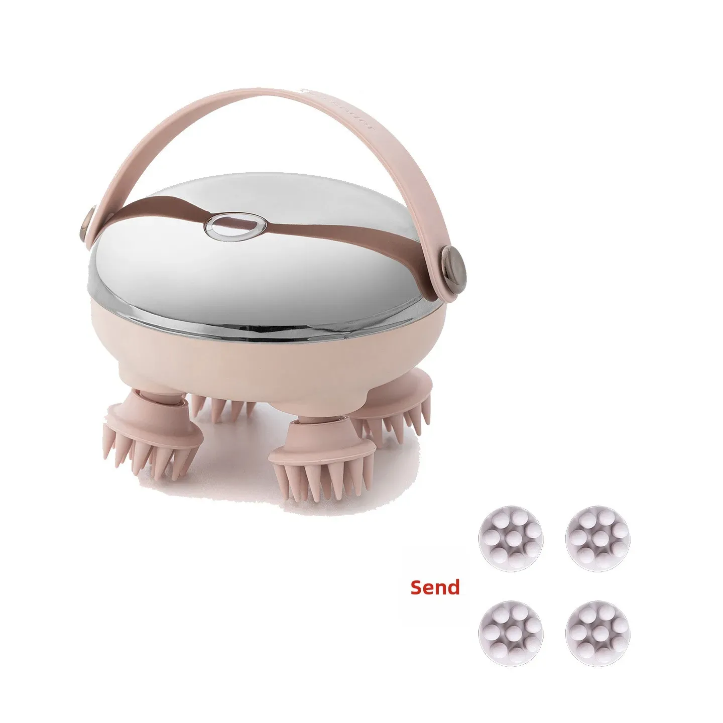 Masseur électrique rechargeable et étanche pour le cuir chevelu, avec 4 griffes de massage pour la détente du corps, du cou, du dos et des animaux de compagnie 9