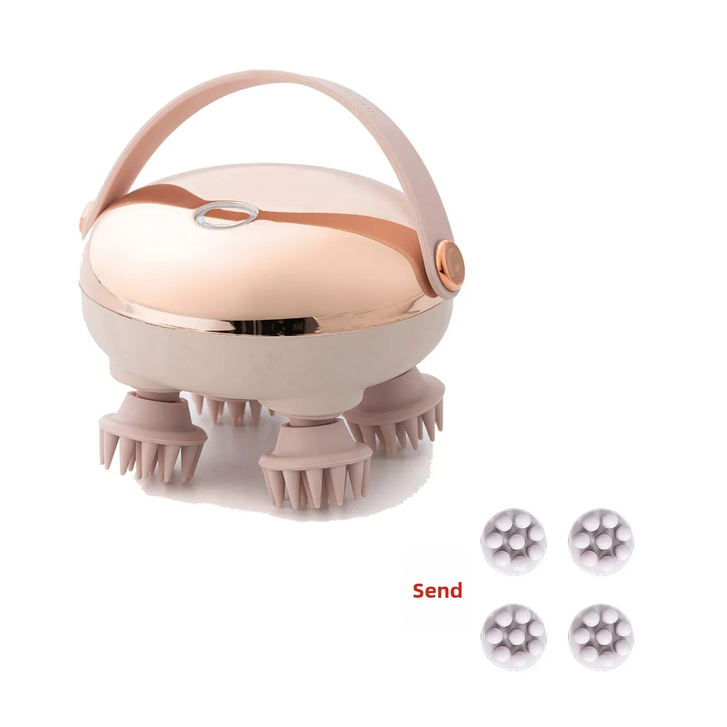 Masseur électrique rechargeable et étanche pour le cuir chevelu, avec 4 griffes de massage pour la détente du corps, du cou, du dos et des animaux de compagnie 8