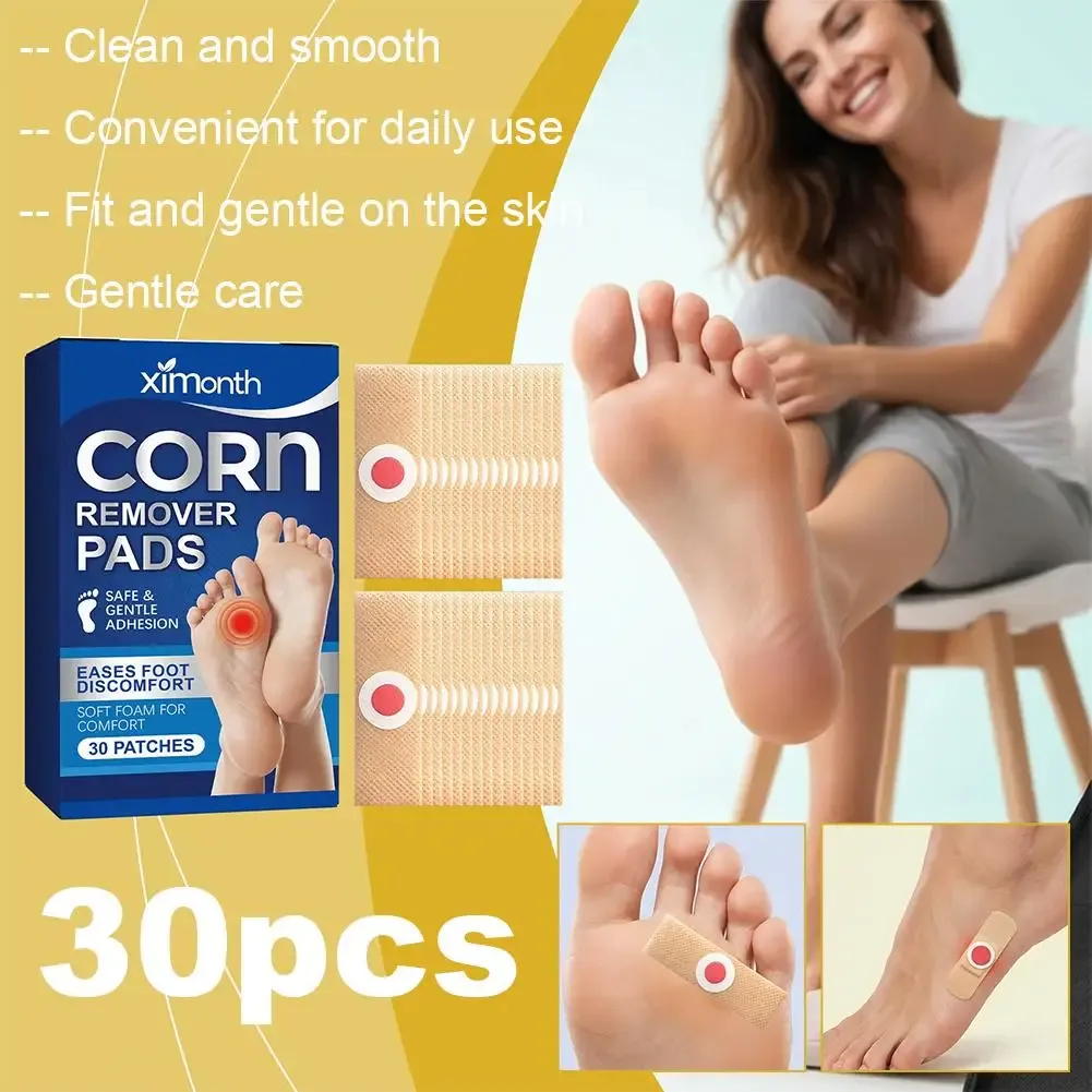Coussinets pour soins des pieds en situation